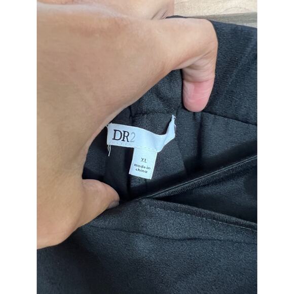 NWT DR2 Black Faux Wrap Skort w/ Built-In Shorts Size XL - Picture 4 of 7